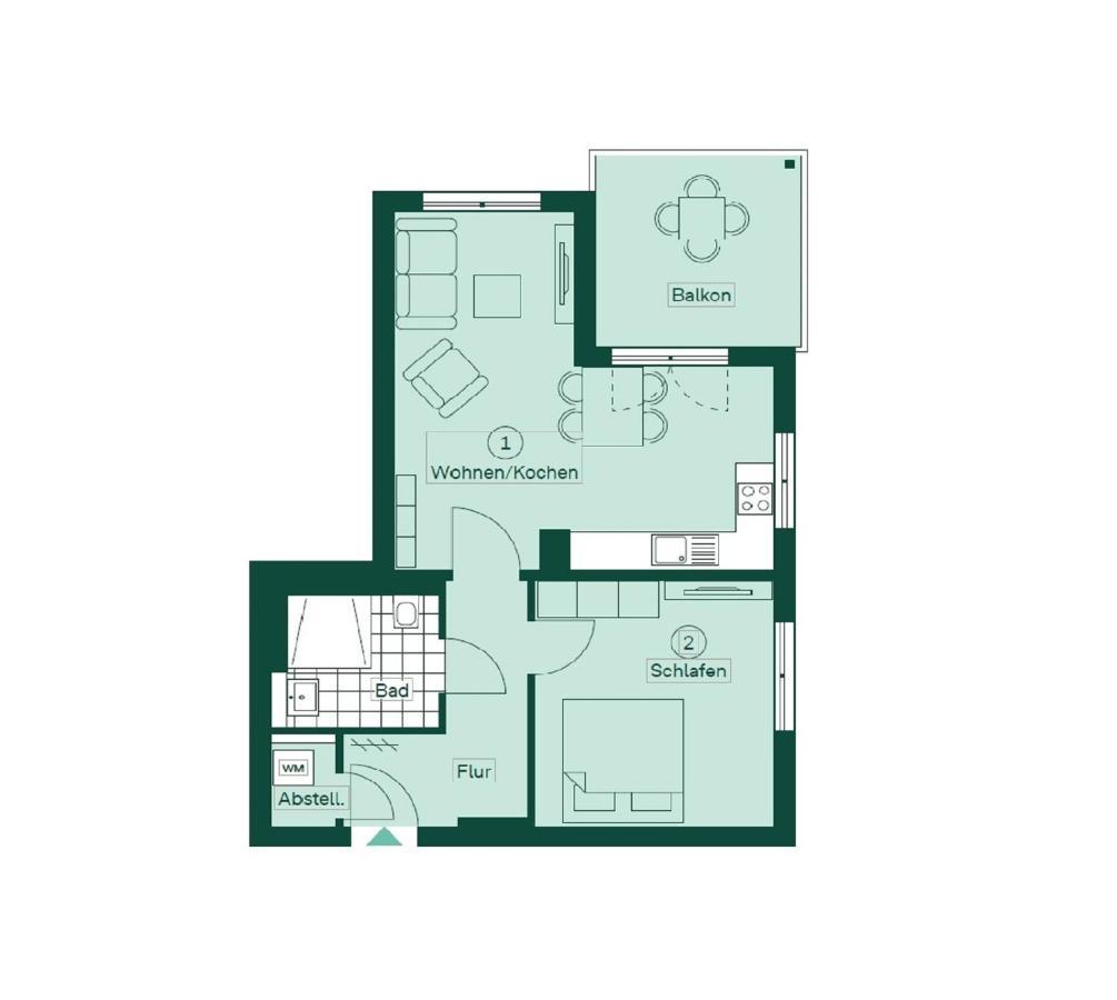 Apartment "Sonnendeck" - Haffresidenz Zirchow Exterior foto